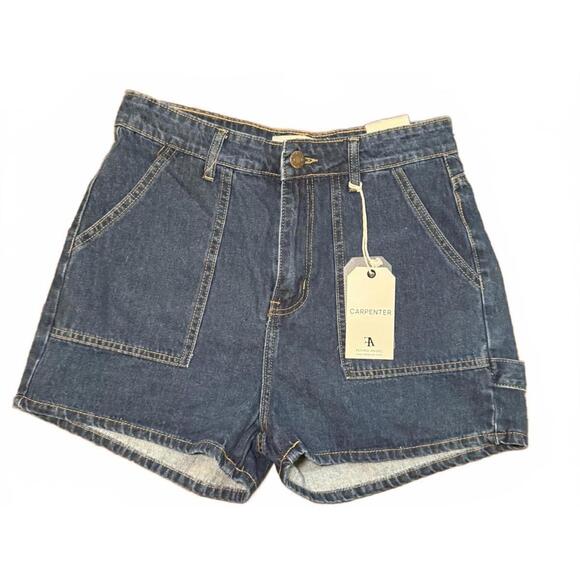 New Flying Angel Womens Carpenter Denim Shorts - Size 11/30 - Picture 1 of 4